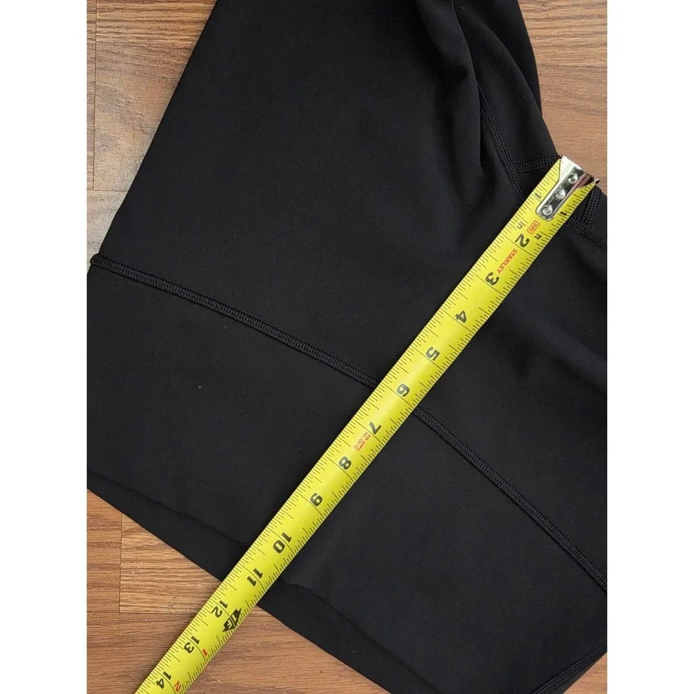 Lululemon Wunder Under High-Rise Crop 21‎ Black Luxtreme Leggings W6AIOS Size 8